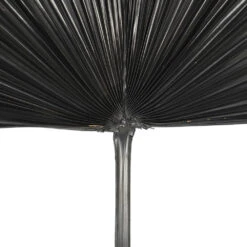Libra Interiors Wide Fan Palm Leaf In Black -Best Home Decor Store 909616 700