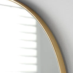 Olivia's Andora Oval Wall Mirror In Gold -Best Home Decor Store ALTA GOLD 03