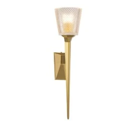 Elstead Lighting Verity 1 Light Wall Light In Brass