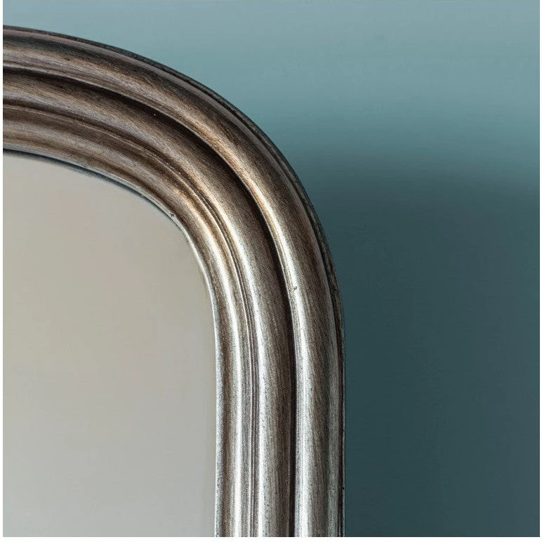 Gallery Interiors Beck Cheval Brushed Brass Mirror 4 Gallery Interiors Beck Cheval Brushed Brass Mirror - Image 4
