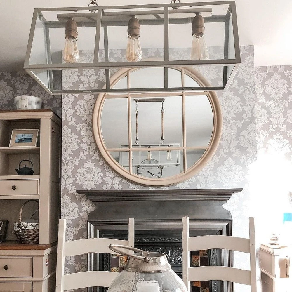 Gallery Interiors Eccleston Round Mirror In Natural 3 Gallery Interiors Eccleston Round Mirror In Natural - Image 3