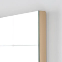 Olivia's Minimal Rectangular Mirror In Gold - 100x70cm -Best Home Decor Store DELICACY RECTANGLE GOLD 100X70 02