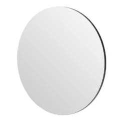 Olivia's Cora Round Wall Mirror In Black - 70cm