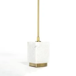 RV Astley Lindau Table Lamp White Marble And Antique Brass -Best Home Decor Store DSC05438 Edit