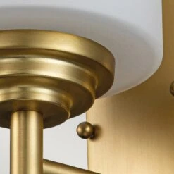 Feiss Malibu 1 Light Wall Light In Brushed Brass -Best Home Decor Store FE MALIBU1 BATH BB 3
