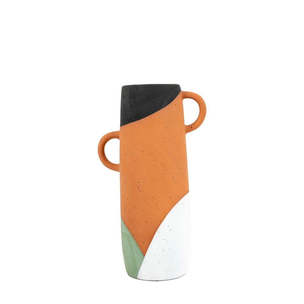 Gallery Interiors Farley Vase In Multicolour | Outlet 8 Gallery Interiors Farley Vase In Multicolour | Outlet - Image 8