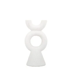 Gallery Interiors Kudos Candlestick In White