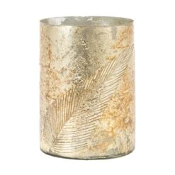 Gallery Interiors Flume Hurricane In Antique Gold