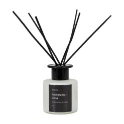 Gallery Interiors Aroma 100ml Reed Diffuser Fresh Herbs & Citrus Scent