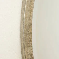 Olivia's Riga Bevelled Round Mirror In Silver - 80 X 80cm -Best Home Decor Store GL343 04