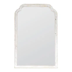 Gallery Interiors Zarina Wall Mirror Wood White
