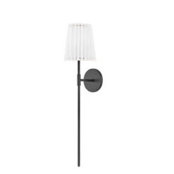 Hudson Valley Lighting Demi 1 Light Tall Wall Sconce In Soft Black
