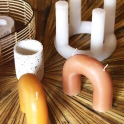 Broste Copenhagen Bend Candle Honey -Best Home Decor Store IMG 5891