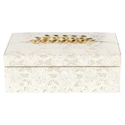 Richmond Interiors Noell Storage Box In White 7 Richmond Interiors Noell Storage Box In White -Best Home Decor Store JB 0044 5
