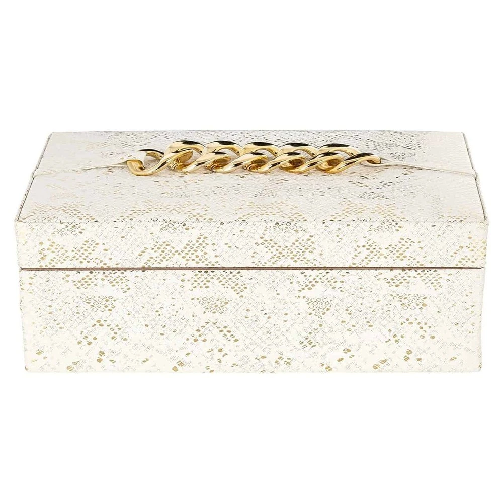 Richmond Interiors Noell Storage Box In White 3 Richmond Interiors Noell Storage Box In White - Image 3