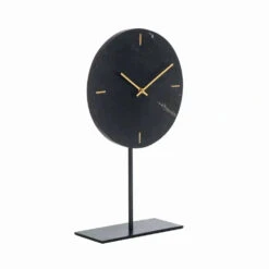 Richmond Interiors Brett Clock In Standard Black