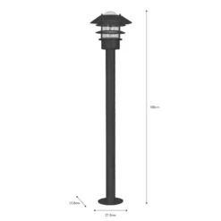 Garden Trading Strand Outdoor Post Lamp In Carbon 7 Garden Trading Strand Outdoor Post Lamp In Carbon -Best Home Decor Store LACN26 03