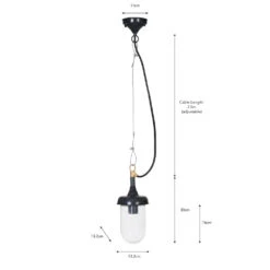 Garden Trading Harbour Outdoor Pendant In Carbon 7 Garden Trading Harbour Outdoor Pendant In Carbon -Best Home Decor Store LACN28 03