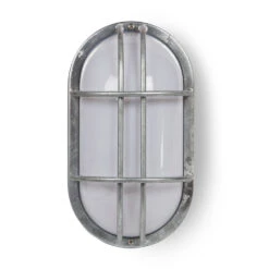 Garden Trading St Ives Outdoor Bulk Head Light - Galvanised Steel