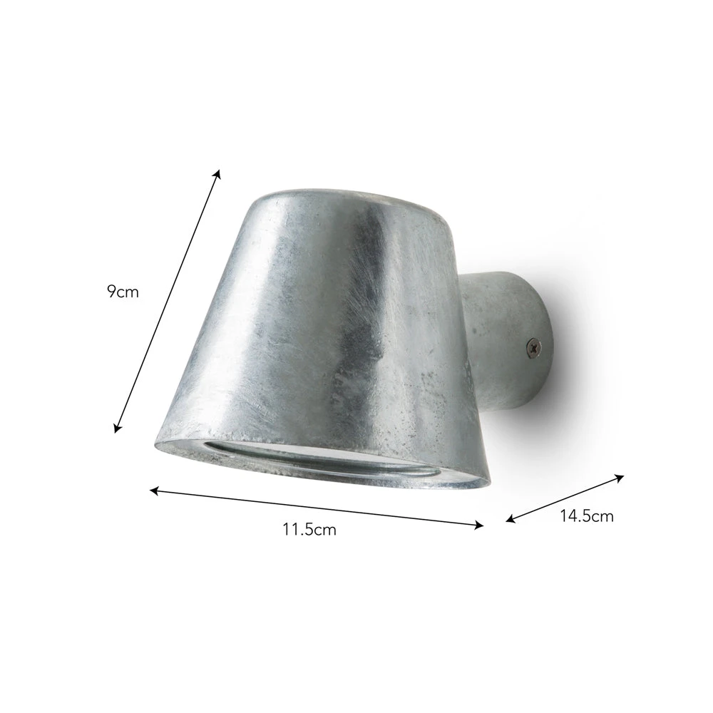 Garden Trading St Ives Outdoor Mast Light - Galvanised Steel 3 Garden Trading St Ives Outdoor Mast Light - Galvanised Steel - Image 3