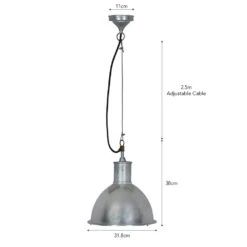 Garden Trading St Ives Bay Outdoor Pendant Light - Galvanised Steel -Best Home Decor Store LAHP40 03