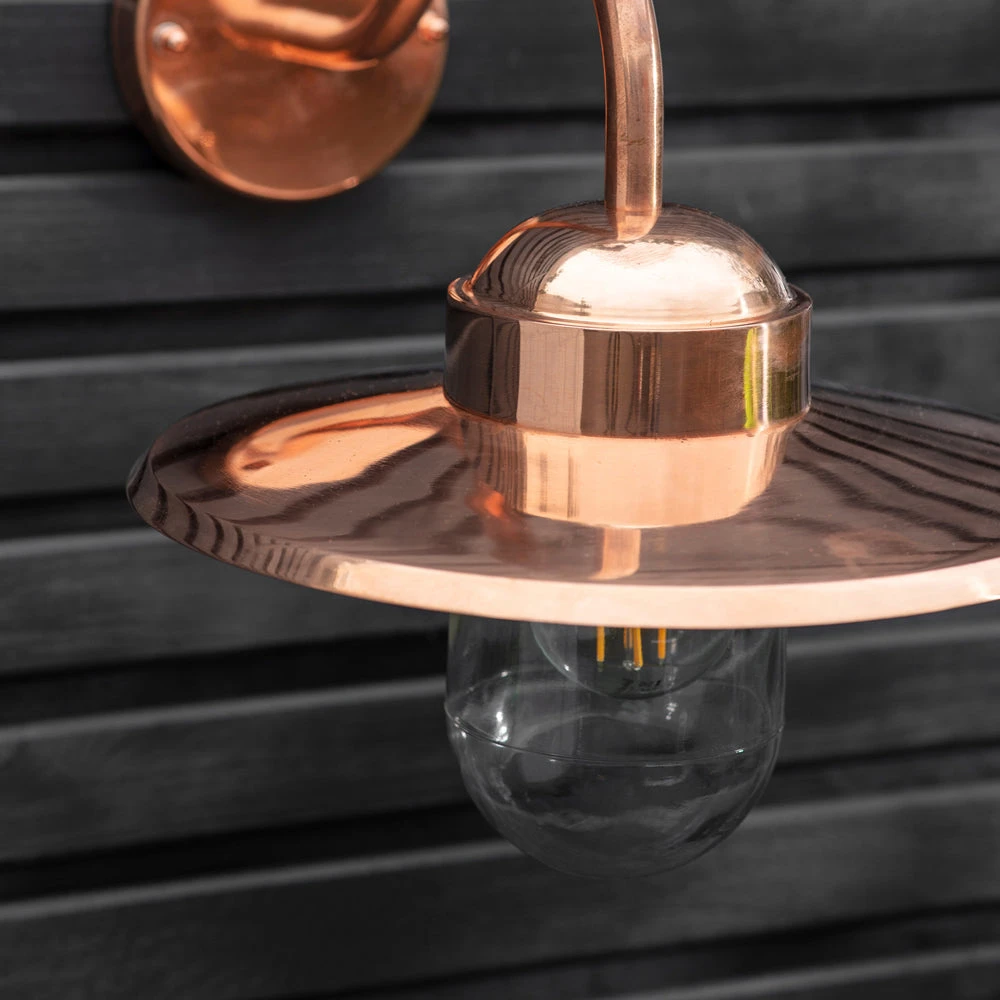 Garden Trading Howick Outdoor Wall Light In Raw Copper 3 Garden Trading Howick Outdoor Wall Light In Raw Copper - Image 3