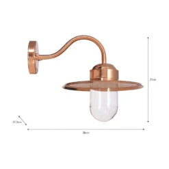 Garden Trading Howick Outdoor Wall Light In Raw Copper 7 Garden Trading Howick Outdoor Wall Light In Raw Copper -Best Home Decor Store LAHW02 03