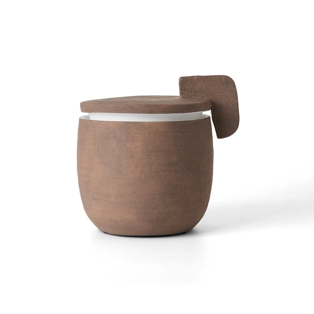 Liang And Eimil Punch Ceramic Jar In Taupe 1 Liang And Eimil Punch Ceramic Jar In Taupe