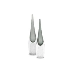 Liang & Eimil Ellis Crystal Grey Vase -Best Home Decor Store LE019 VS 058 01