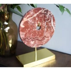 Light & Living Bayon Ornament Marble Pink Gold -Best Home Decor Store L Lsculpture3