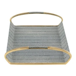 Liang & Eimil Linea Shagreen Tray -Best Home Decor Store Liang Eimil Tray ZSML ACSR 4007 16