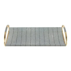 Liang & Eimil Linea Shagreen Tray -Best Home Decor Store Liang Eimil Tray ZSML ACSR 4007 17
