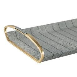 Liang & Eimil Linea Shagreen Tray -Best Home Decor Store Liang Eimil Tray ZSML ACSR 4007 20