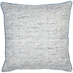 Malini Ripple Cushion Navy - 50cm