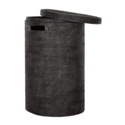 Must Living Flores Laundry Basket In Black
