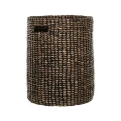 Must Living Bora Bora Laundry Basket In Black Wash