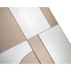 Liang & Eimil Cubist Grey & Bronze Rectangular Mirror -Best Home Decor Store MT MR 034 004.LiangEimil