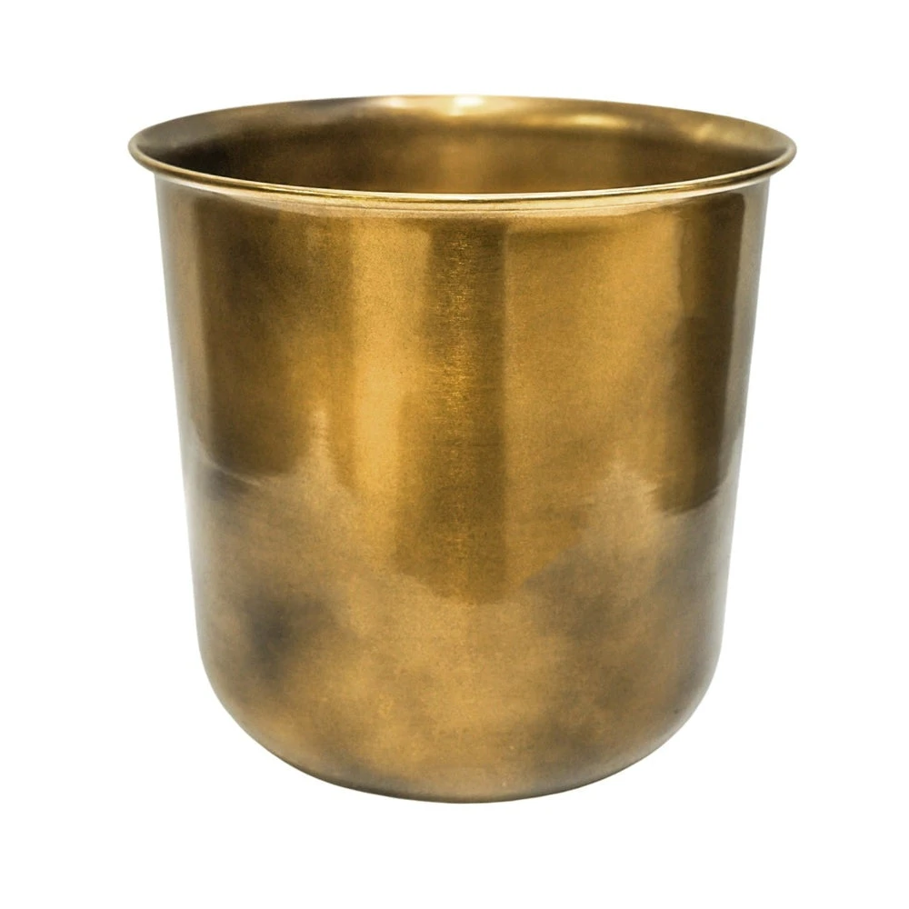 Ivyline Outdoor Hampton Antique Bronze Metal Planter 1 Ivyline Outdoor Hampton Antique Bronze Metal Planter