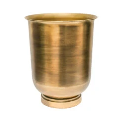 Ivyline Outdoor Hampton Antique Bronze Metal Urn