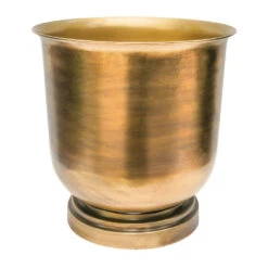 Ivyline Outdoor Hampton Antique Bronze Metal Urn -Best Home Decor Store OHABRMU28 05