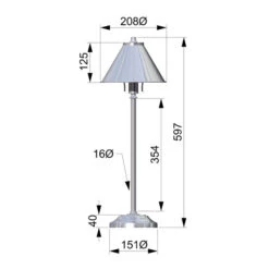 Elstead Provence Stick 1 Light Table Lamp Aged Brass 5 Elstead Provence Stick 1 Light Table Lamp Aged Brass -Best Home Decor Store PV SL AB 8