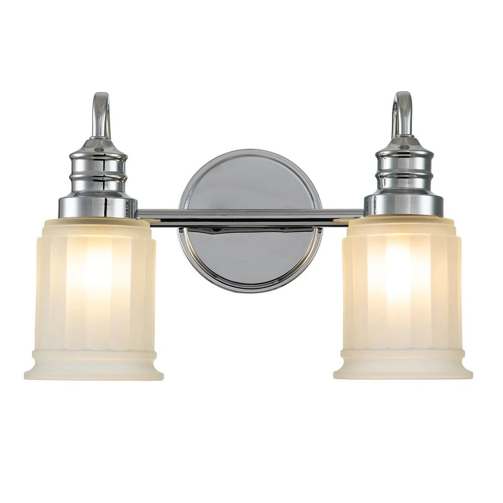 Quoizel Swell 2 Light Wall Light In Chrome 1 Quoizel Swell 2 Light Wall Light In Chrome