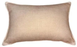 Malini Linea Rectangle Cushion In Putty