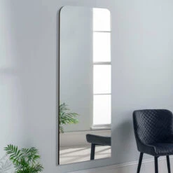 Olivia's Rada Full Length Mirror In Black - 170x70cm