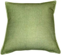 Malini Linea Square Cushion In Green