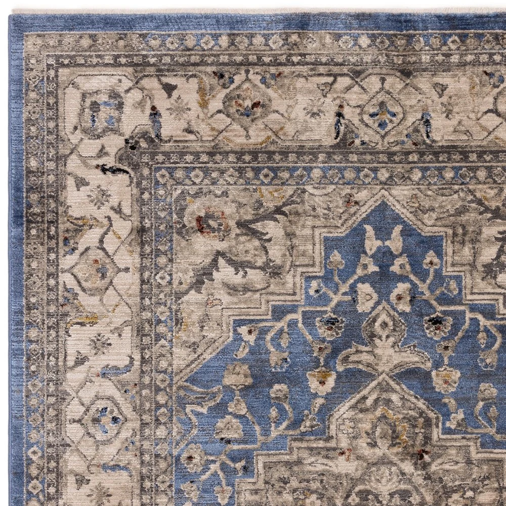 Asiatic Carpets Sovereign Blue Medallion 4 Asiatic Carpets Sovereign Blue Medallion - Image 4