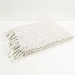 Malini Raindrops Throw In Silver - 130 X 180cm