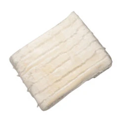 Malini Volga Ruffle Throw In Ivory