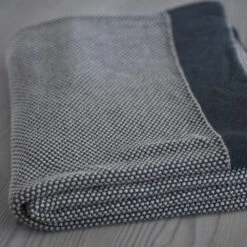 Garden Trading Framlingham Throw 130x170cm In Grey Oatmeal -Best Home Decor Store THGO03 1