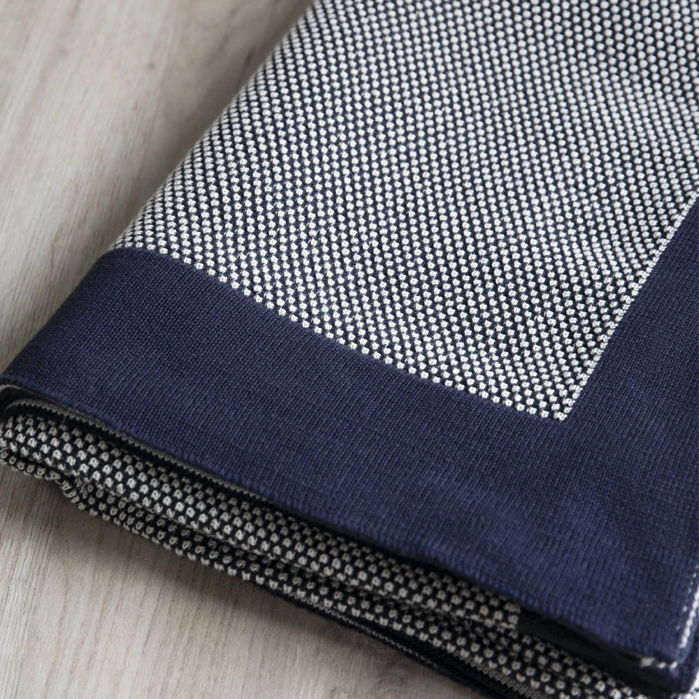 Garden Trading Framlingham Throw 130x170cm In Ink 2 Garden Trading Framlingham Throw 130x170cm In Ink - Image 2